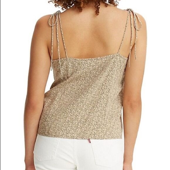 𝅺LEVI’S Gwen Ditsy Print Tie Strap Floral Camisole - Picture 2 of 4